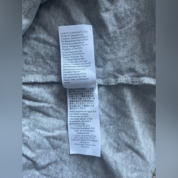 New J.Crew Men Slim Washed Gray TShirt Size Medium - Picture 4 of 7